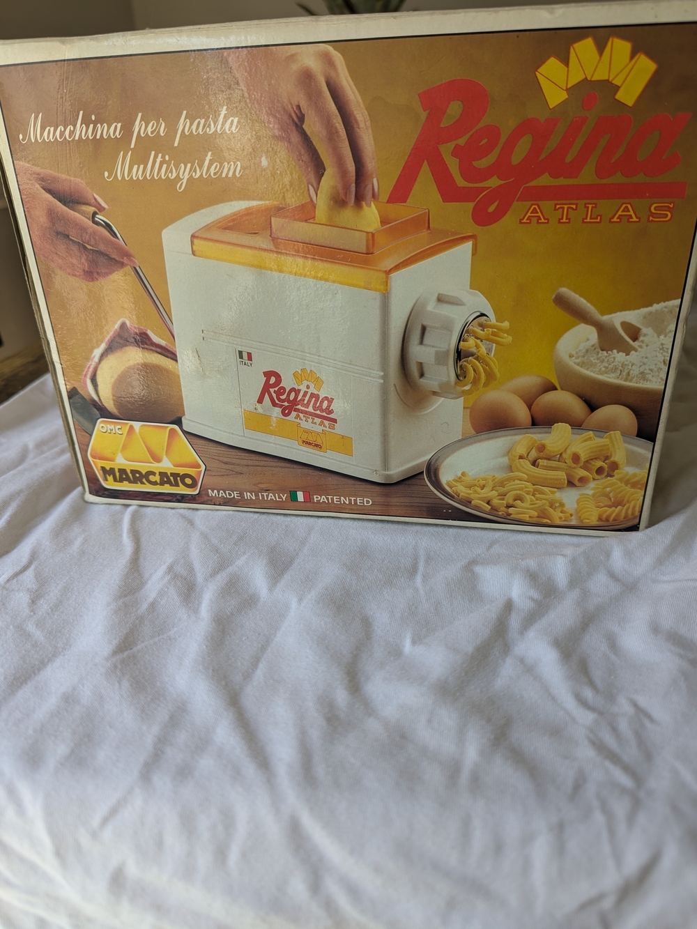 Marcato Regina Atlas Pasta Maker Made in Italy Complete with Box